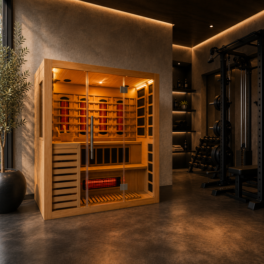VILDEN Aurora Grand – 4-Person Hybrid Infrared & Traditional Sauna
