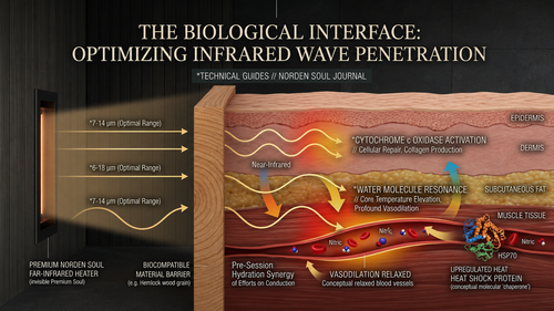 The Biological Interface: Optimizing Infrared Wave Penetration