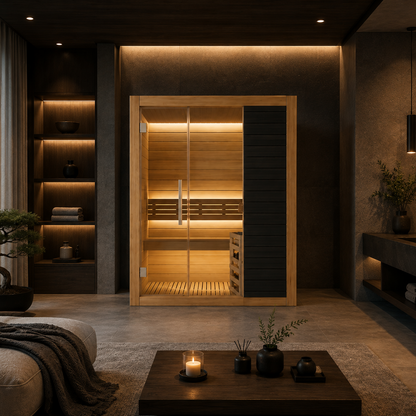 VILDEN Hearth Nook – 1-Person Traditional Sauna