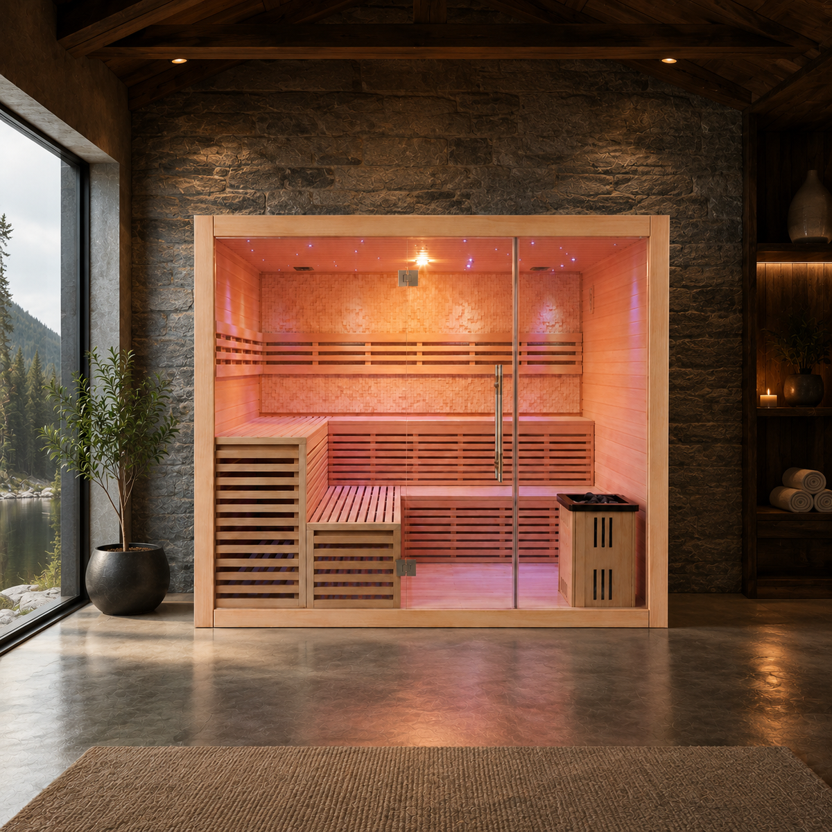 VILDEN Hearth Lodge – 5+ Person Traditional Sauna