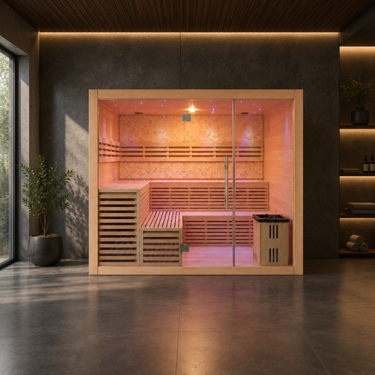 VILDEN Hearth Lodge – 5+ Person Traditional Sauna