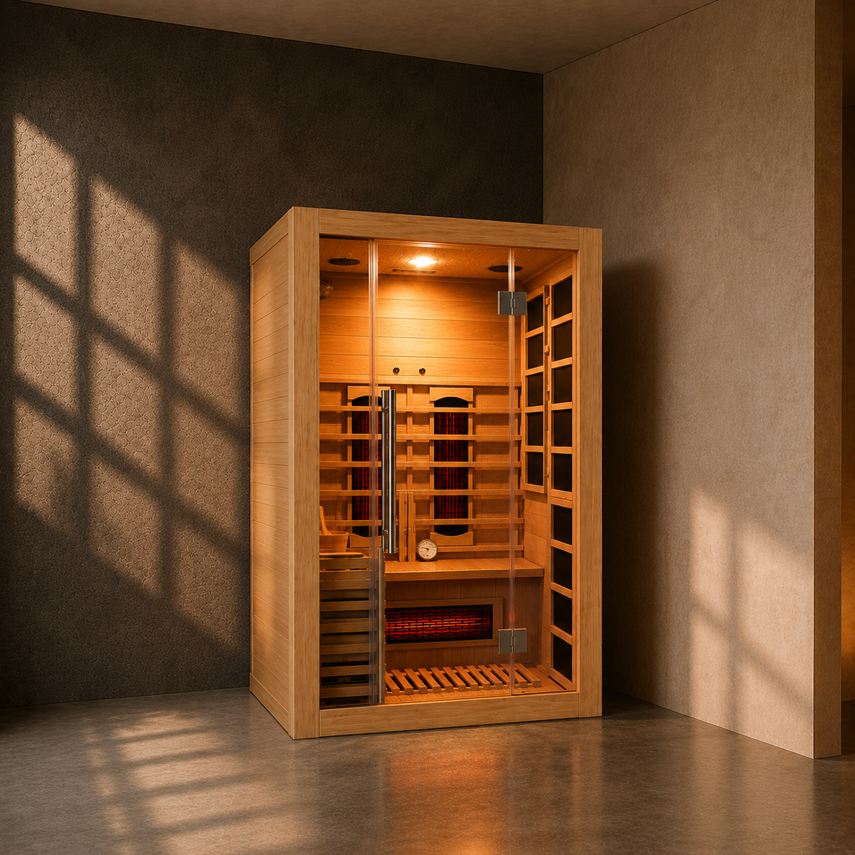 VILDEN Hybrid Flagship – 2-Person Infrared & Stove Sauna