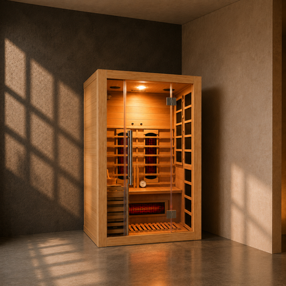 VILDEN Hybrid Flagship – 2-Person Infrared & Stove Sauna