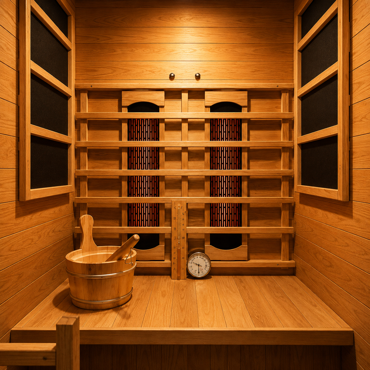 VILDEN Hybrid Flagship – 2-Person Infrared & Stove Sauna