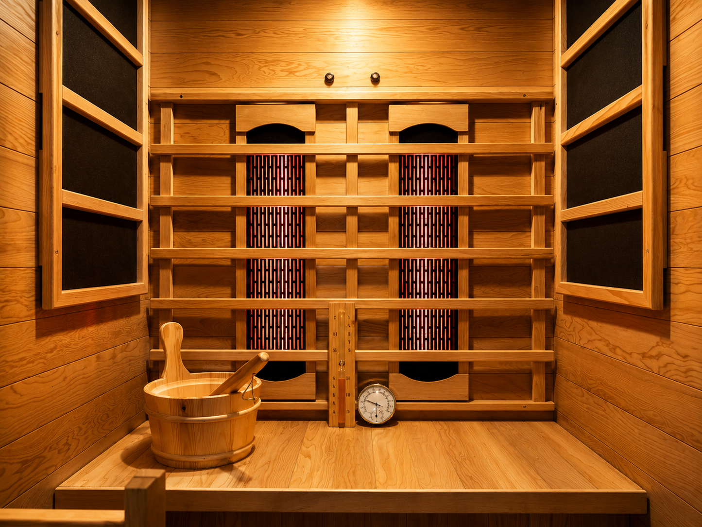 VILDEN Hybrid Flagship - 2-Person Canadian Red Cedar Infrared & Steam Suite