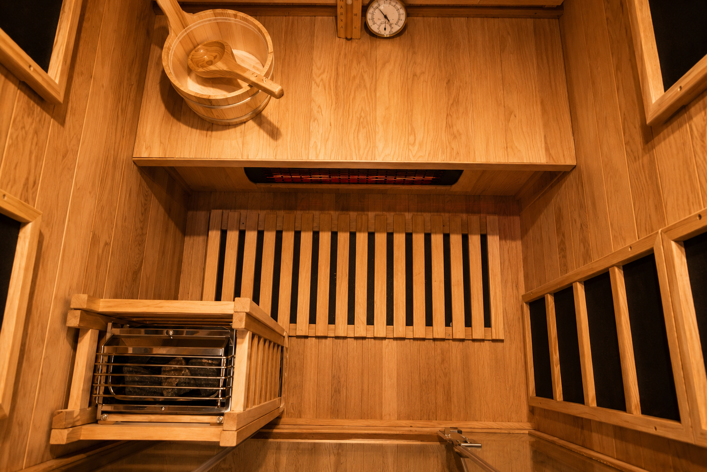 VILDEN Hybrid Flagship - 2-Person Canadian Red Cedar Infrared & Steam Suite