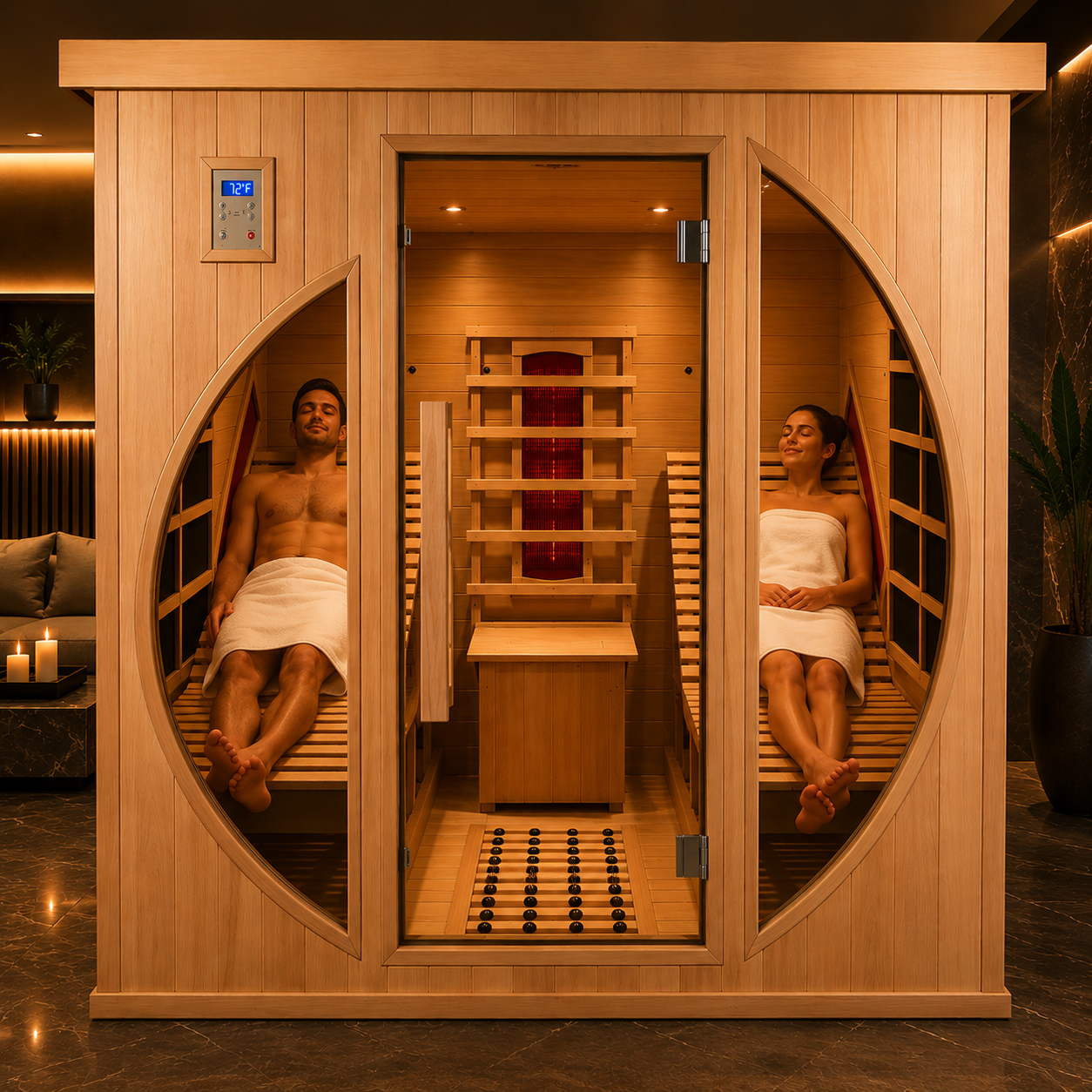 VILDEN Arc Sanctuary - 2-Person Architectural Far-Infrared Wellness Suite